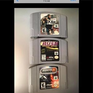 Vintage Nintendo games